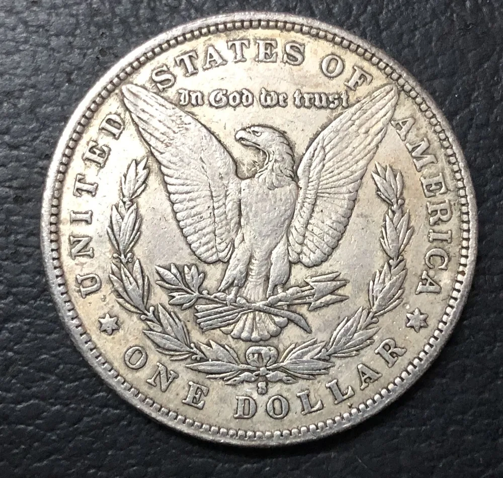 1896 (P.S.O) Соединенные Штаты Morgan One Dollar Посеребренная копия монеты (Выберите любой