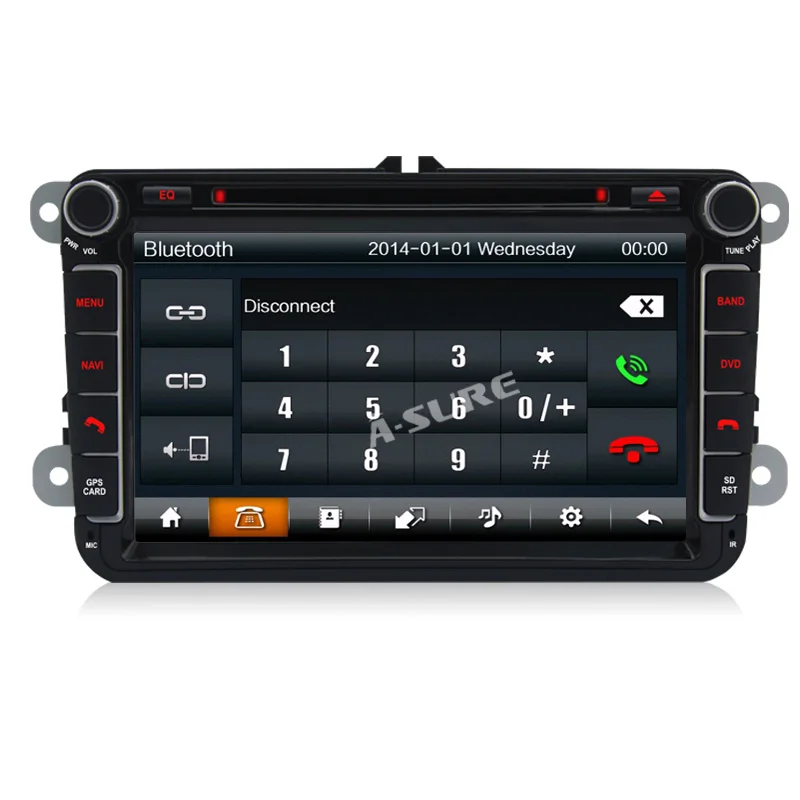 Excellent A-Sure 8" Car Auto Radio GPS Sat DVD Navigation ...
