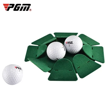 

PGM Golf Driving Plate with Adjustable Height Push Driving Plate by Flocking on the Surface of Metal Hole Cup
