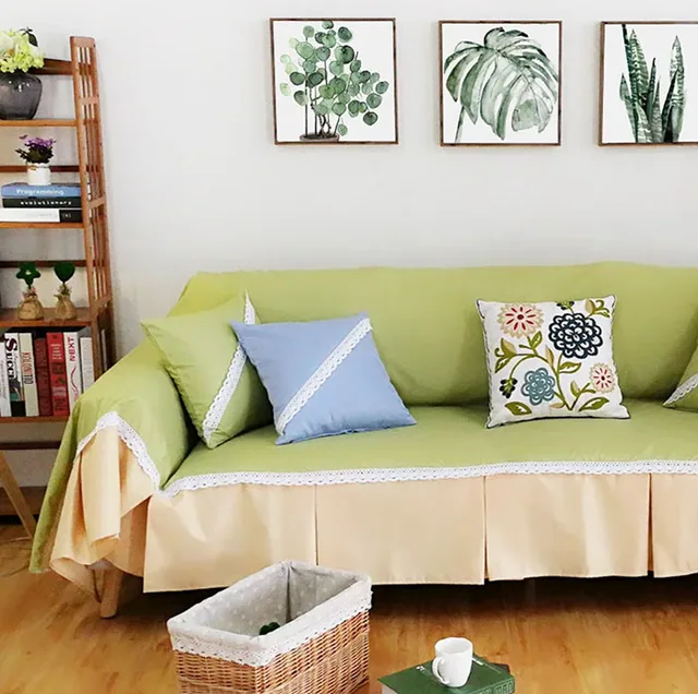 Aliexpress.com : Buy Dark Green Sofa Cover For Couch Sofa Bed Towel