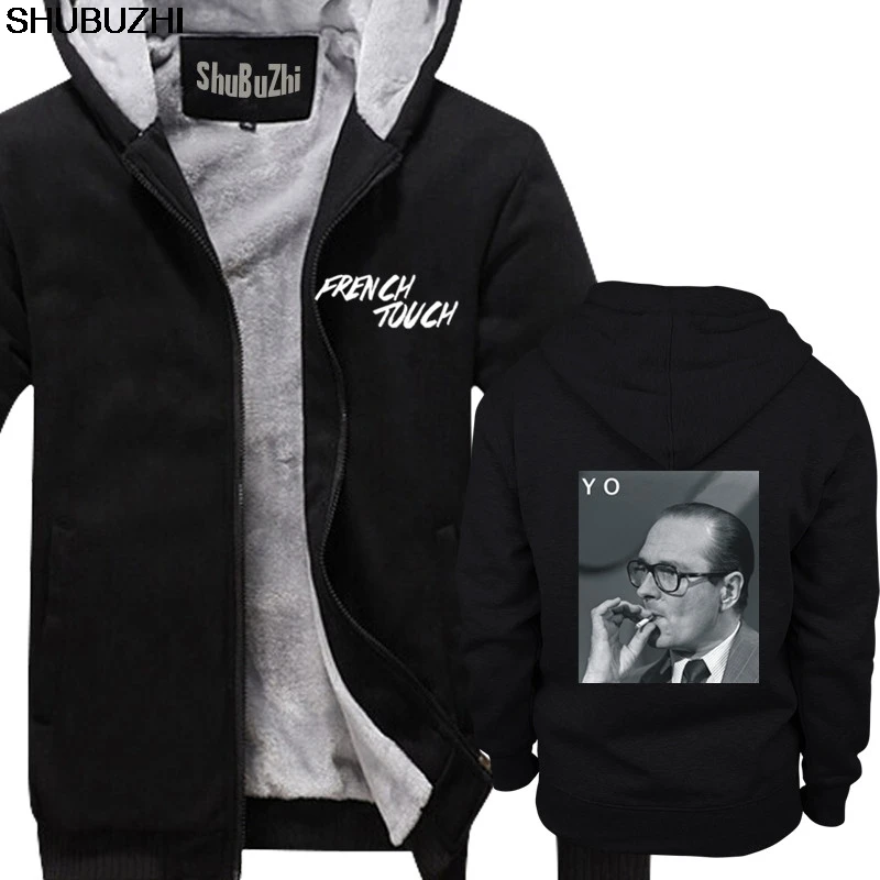 

hoodie Homme - Jacques Chirac - yo rap hip hop fumer paris mode fashion FRANCE shubuzhi brand thick hoody sbz1247