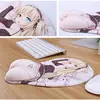 Alfombrilla de ratón PINKTORTOISE, alfombrilla de ratón de silicona con dibujos en 3D, reposamuñecas de anime japonés Kobato Hasegawa, alfombrilla de ratón para decoración sexual ► Foto 3/6
