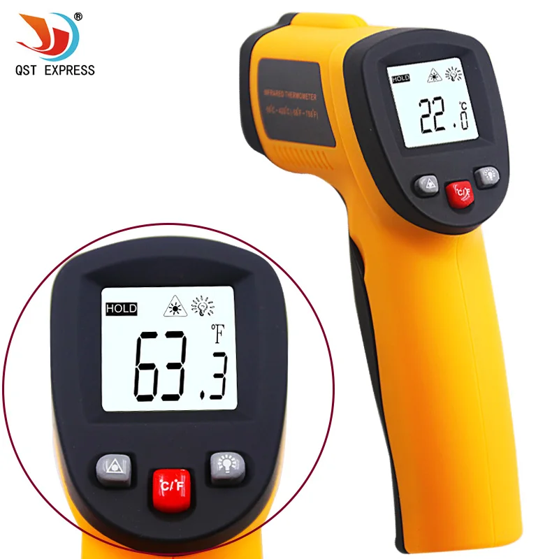 Professional Digital LCD Infrared Thermometer Non contact IR