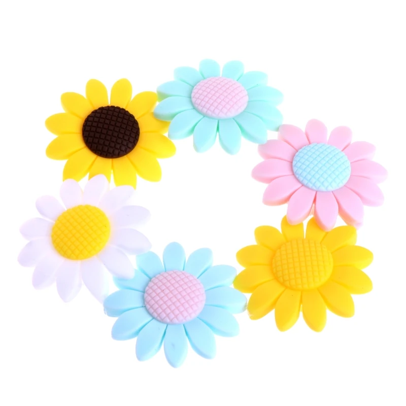 

1 Pcs Silicone Beads Pendant Crown Shape Baby Teether Relief Pain DIY Necklace