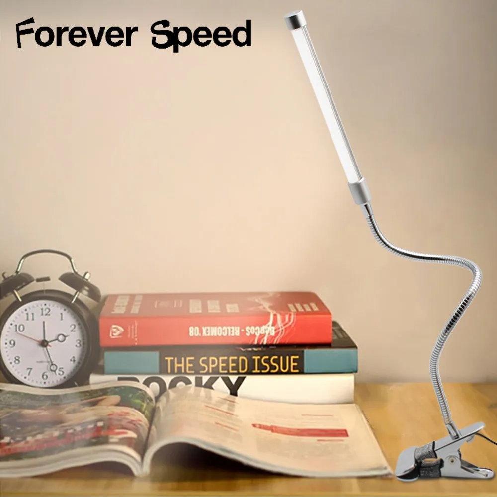 

Led Book Light Reading Clip Lamp Table Study With Usb Rechargeable Reading Bedside Colors Eye Care Brightness Book Clamp Light