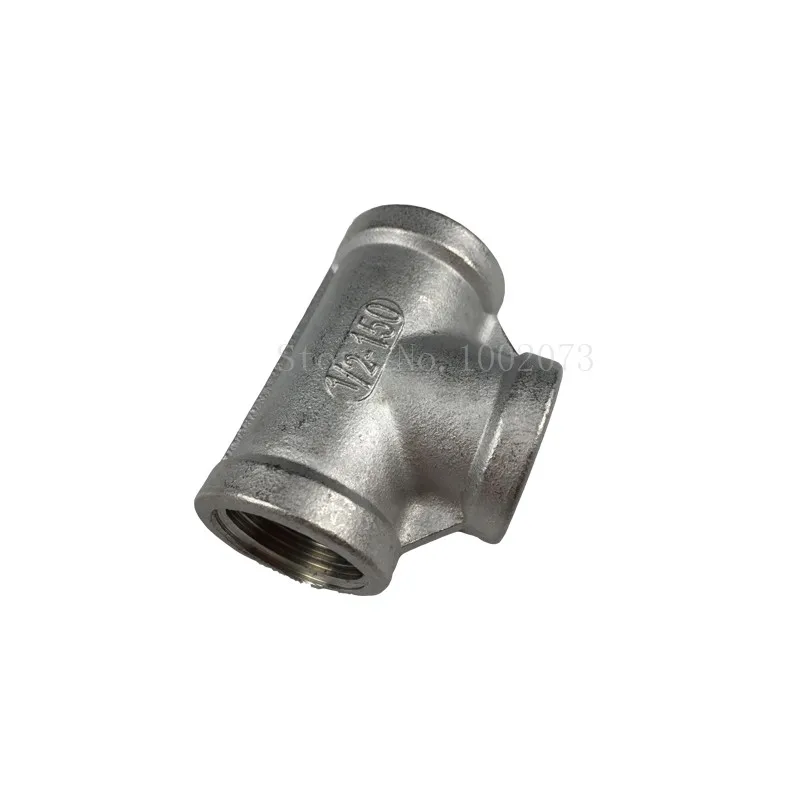 12 Female BSP Tee 3 way Threaded Pipe Fittings Stainless Steel 304 , Beer Brewing Hardware, Hombrew Pump fitting (2)