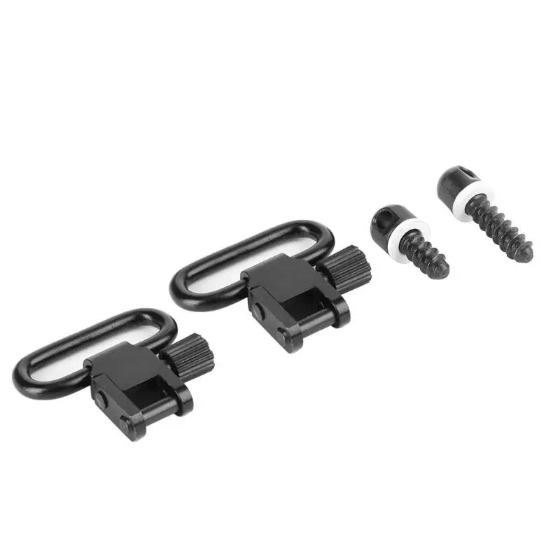 

2Pcs/Set Quick Detach Sling Swivels Stud Hunting Accessories Kit For Gun Rifle Hunting W/Screws Sling Mount