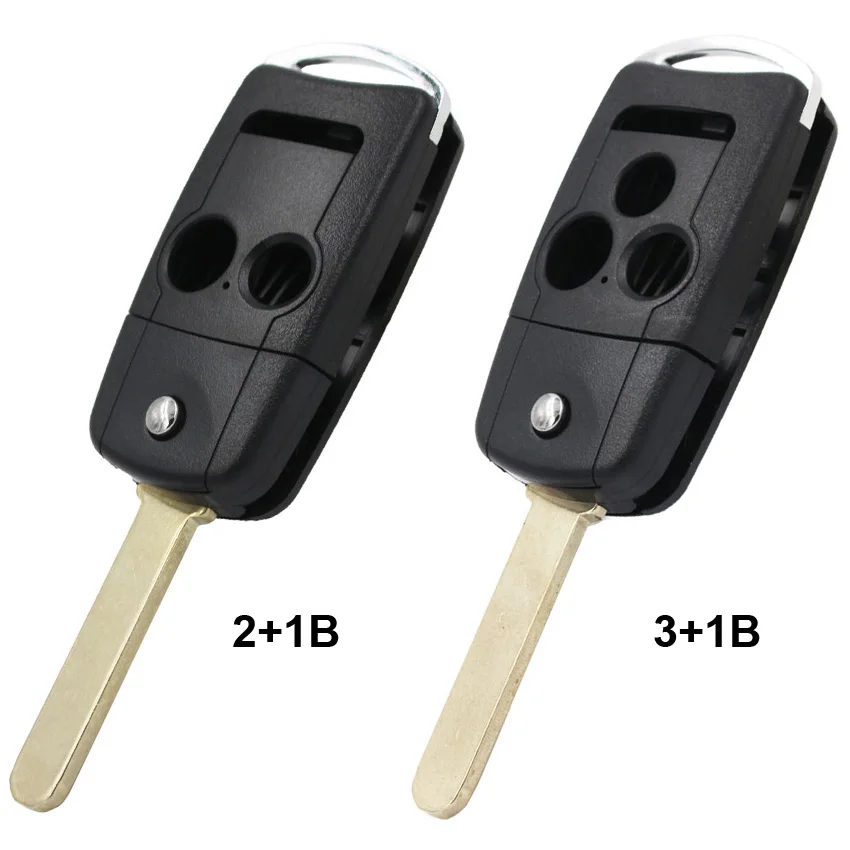 

2+1/3+1 Button Folding Flip Remote Key Shell Case Smart Car Key Housing Fob Uncut Blade for Acura Accord TL TSX MDX RDX ZDX