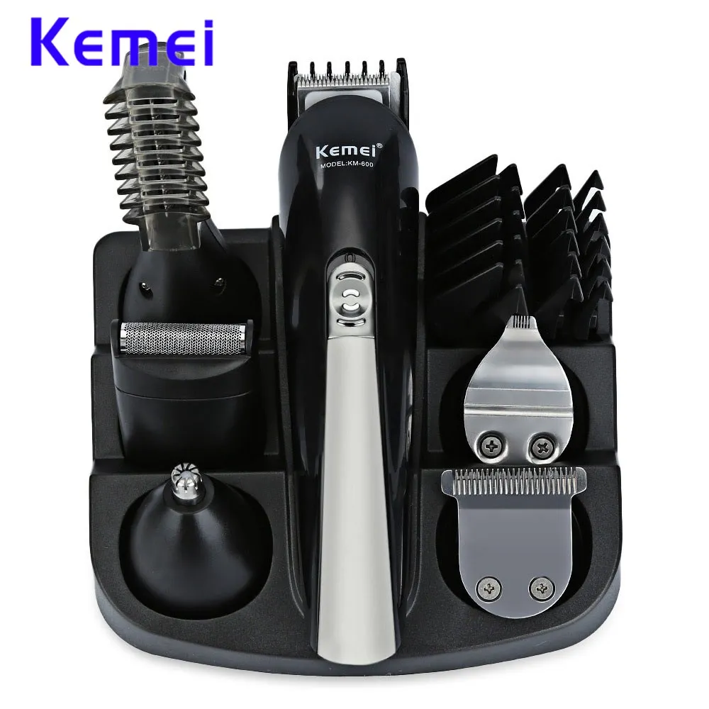 Kemei km 600 в 1 машинка для бритья стрижки волос электрическая бритва носа