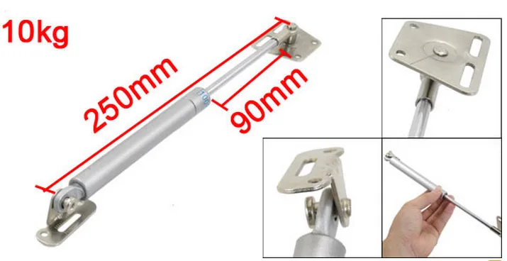 

10kg 22 Lb Force 90mm Stroke Lift Support Struts Gas Spring 2pcs
