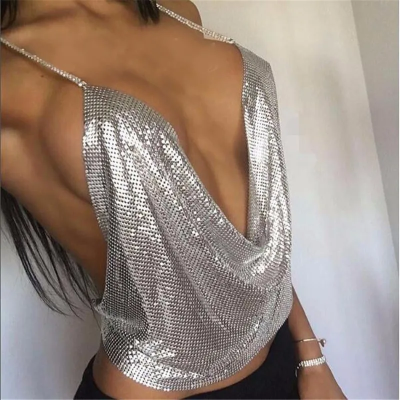 Kisscc-Sexy-Top-De-Malha-Das-Mulheres-de-Cristal-Rhinestone-Metal-Top-Safra-de-Ver-o