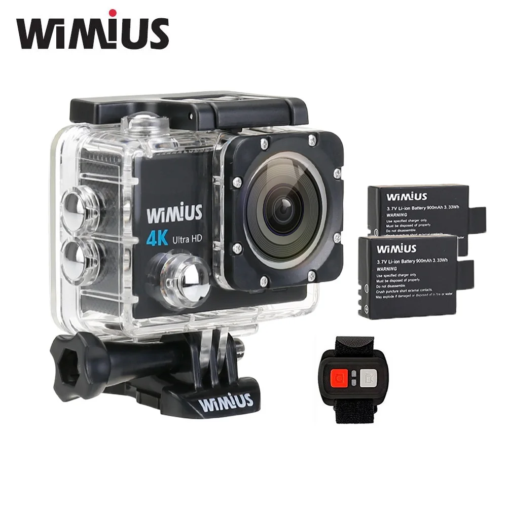 Wimius 4K WIFI Sports Action Camera Ultra HD Waterproof DV Camcorder