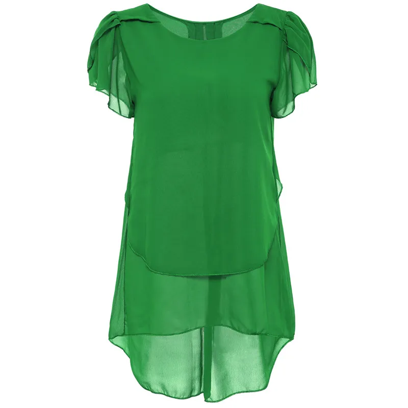 short sleeve chiffon blouse (7)