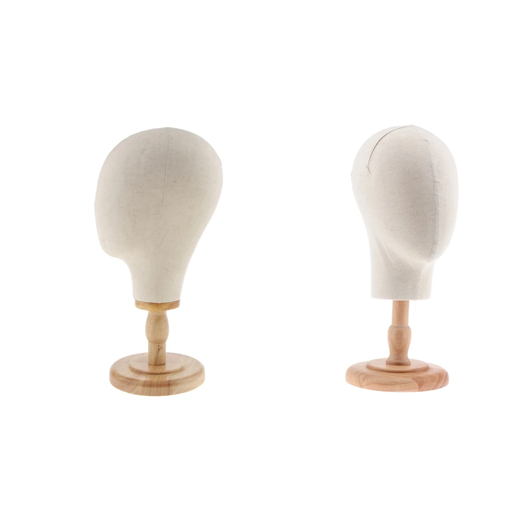 

2Pcs Detachable Hat Stand Organizer Holder Tabletop Wigs Display Mannequin Head Rack