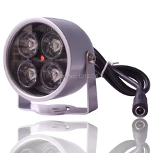 Free shipping 30M Solid metal housing dome illuminator light invisible IR Infrared LED Night Vision For Surcurity CCTV Camera