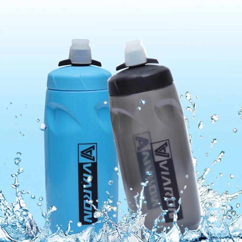Спортивная бутылка для воды Герметичный силиконовый чайник с круговым
