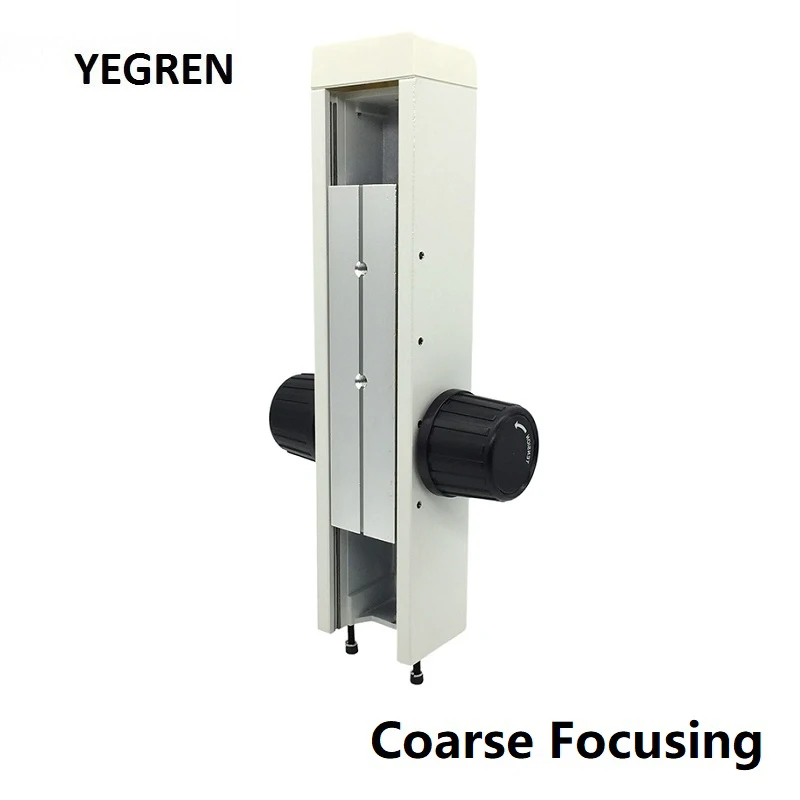 Stereo Microscope Rack and Pinion Coarse Focusing Adjustable Mechanism Tension Knob Focus Arm Height 300 mm
