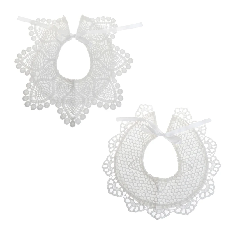 

New 2018 High Quality Baby Girls Cotton Lace Bibs Baby Burp Cloths 0-3Year