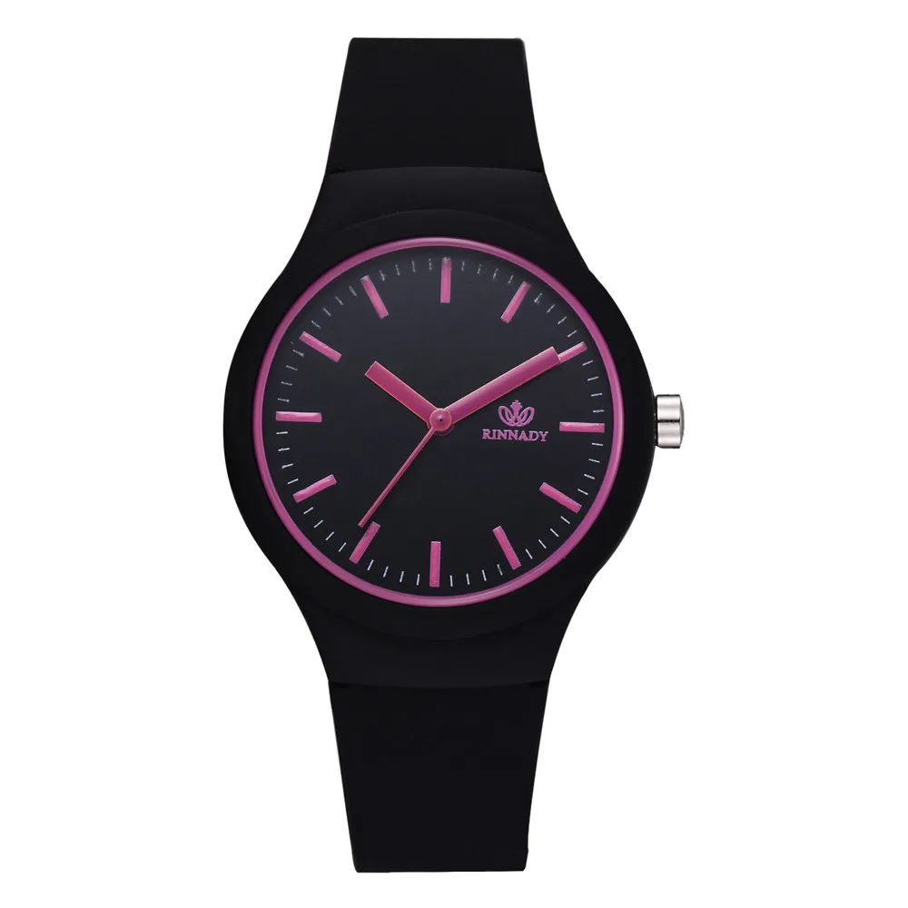 

Montre Femme 2018 Best Sell Women Watches Fashion Casual Ladies Solid Pattern Wristwatch Clock Silicone Strap Relogio Feminino