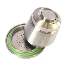 De Metal de Acero inoxidable Máquina de Cápsulas De Nespresso Cápsulas Reutilizables Recargables Envío Gratis