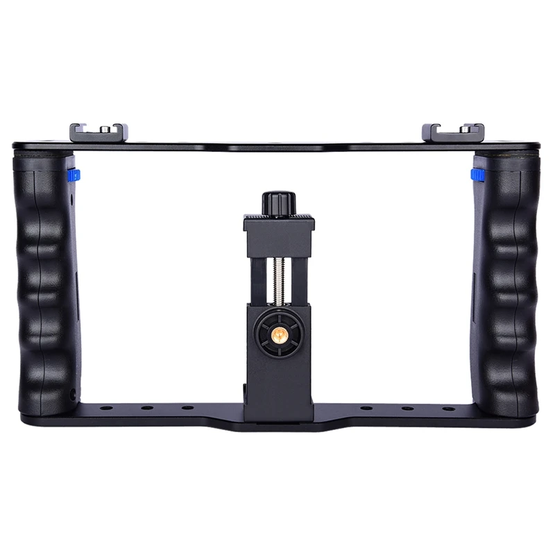 

Yela-ngu Smartphone Video Rig Filmmaking Vlogging Rig Cage Stabilizer For Mobile Phone Sa-msung Hu-awei Iph-one Xs Max Xr X 8 7