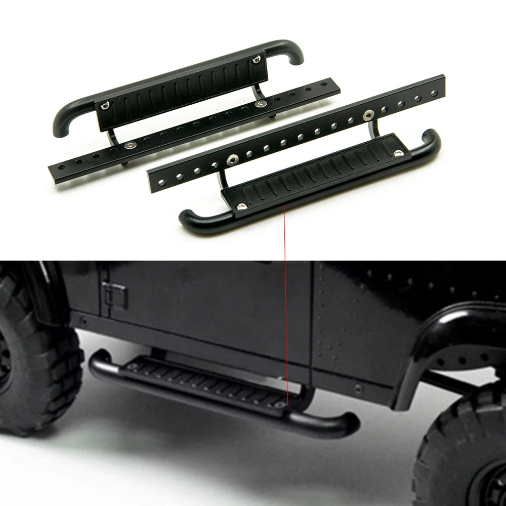 1Pair High Quality Metal Side Pedal Plate for 1 10 font b RC b font Rock