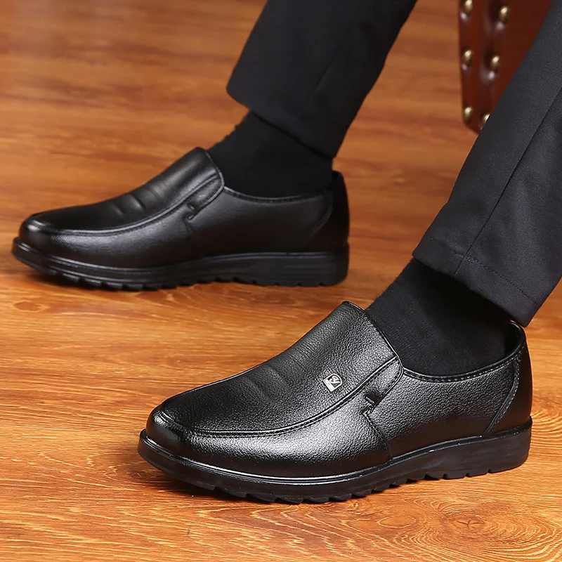 italian classical formal men shoes leather slip on working elegant footwear male moccasins homme cheap man oxford shoes for men (12)
