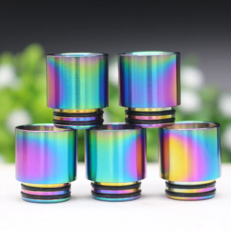 Original vapesoon 810 Drip Tip Wide Bore Drip Tips e Cig Vape Rainbow