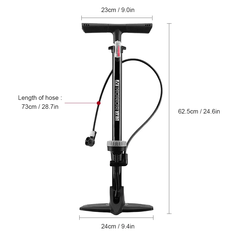 Велосипедный воздушный насос ручной велосипедный насос 160PSI MTB велосипед пол надувание Presta Schrader Клапан Точная шина велосипедный насос встроенный датчик