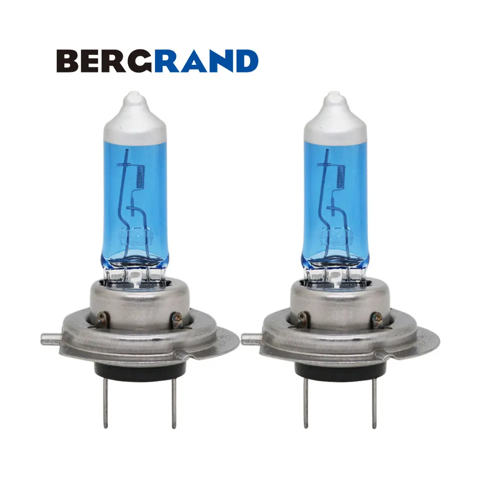 

H7 Halogen Lamp 12V 55W 4300K Xenon car lamp Head Light Fog Light Bulb Super White Quartz Glass For ford focus 2 2PCS