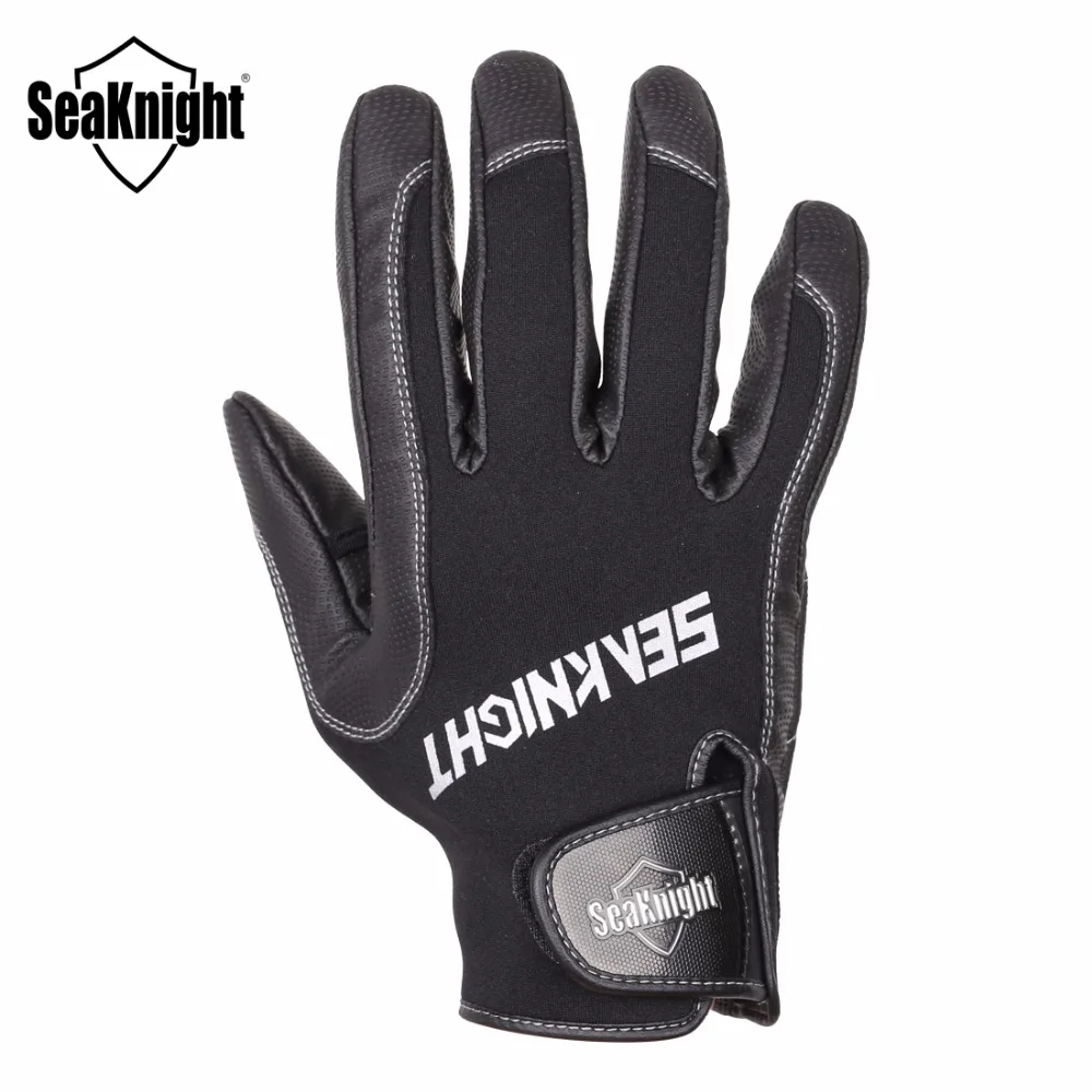 SeaKnight SK02 перчатки для рыбалки из искусственной кожи 1 пара/лот XL полный палец неопреновые противоскользящие Зимние перчатки для рыбалки на открытом воздухе