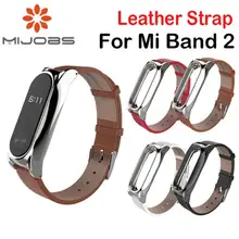Mi Джобс ремень для mi Группа 2 кожаный ремешок для Xiaomi mi Группа 2 Смарт-часы безвинтовое браслет металлический каркас mi группа 2 ремень