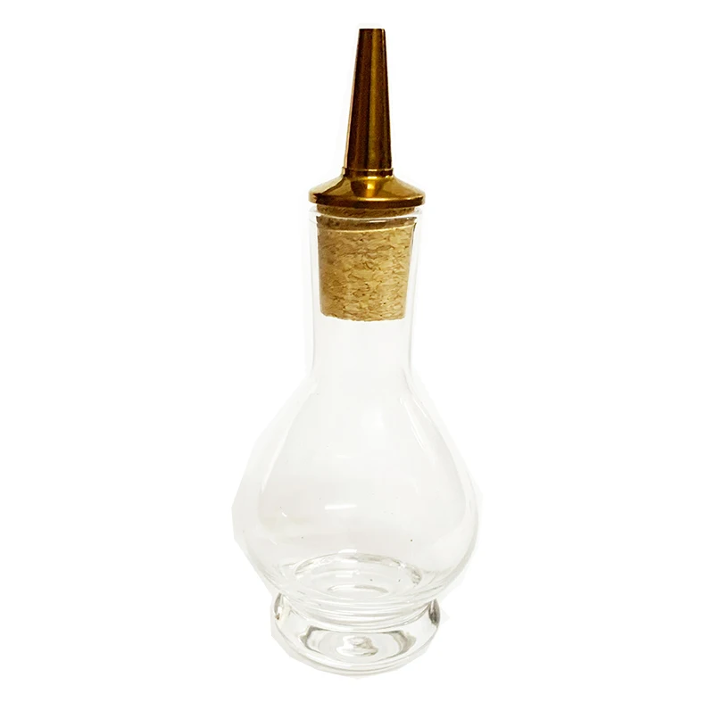 

80ml Cocktail Bitters Clear Glass Bottle - Empty (with Dasher Top)
