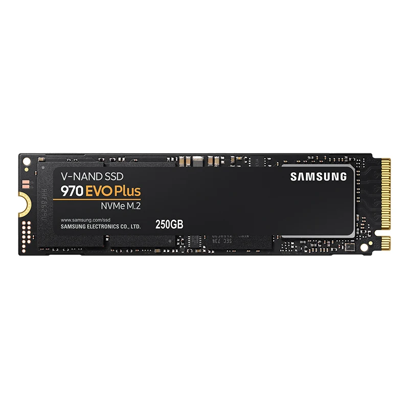 Samsung SSD M2 970 EVO Plus 250 ГБ 500 Гб 1 ТБ NVMe M.2 2280 NVMe Внутренний твердотельный накопитель 3300 МБ/с./с SSD PCIe 3,0x4, NVMe 1,3