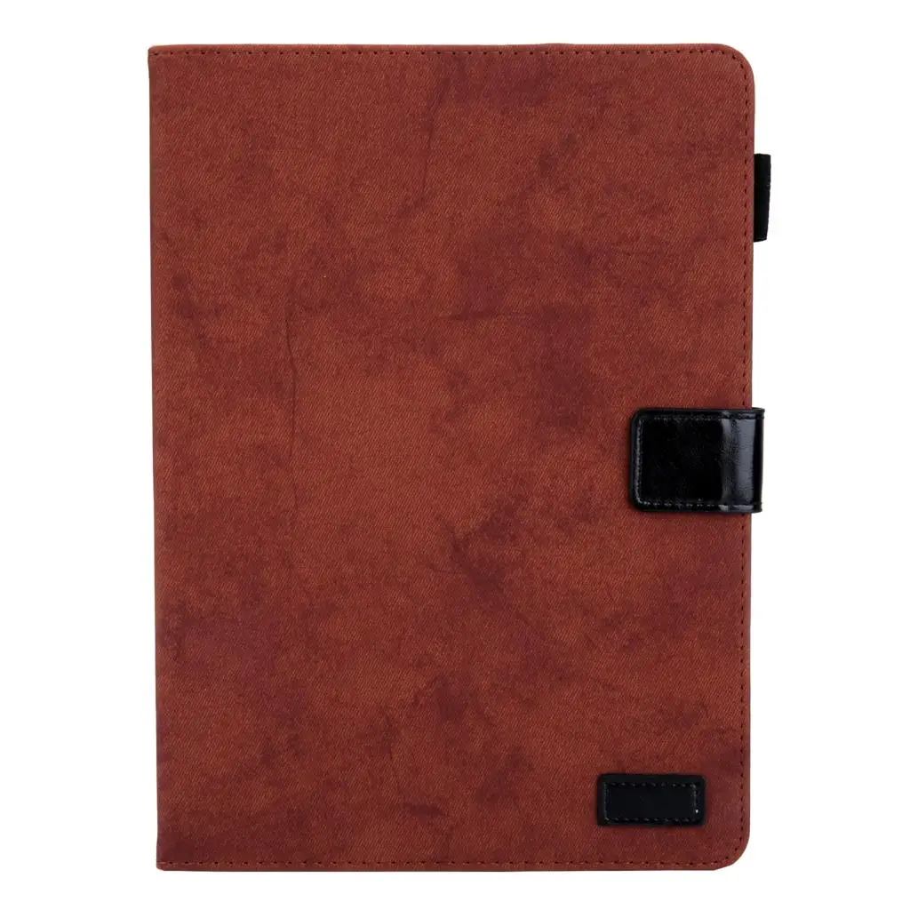 Derozan Холщовый кожаный чехол для планшета для iPad Pro 11 чехол s Smart Cover Folio Stand в повседневном стиле, чехол A1934 A2013 - Цвет: Brown