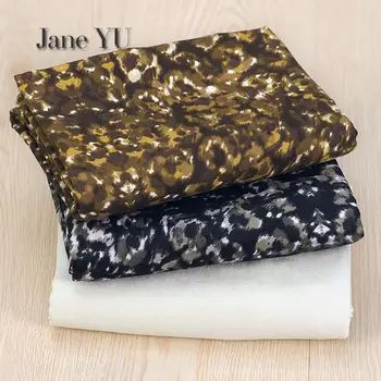 

JaneYU Leopard Suede Imitation Deerskin Fabric Diy Handmade Fashion Clothing Pillow Cushion Turning Fur Material DIY Fabric