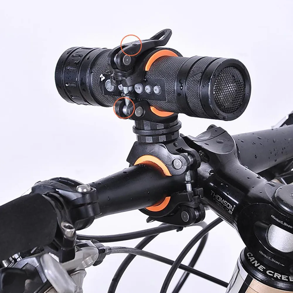 360 Degree Rotary Multifunctional Bicycle Flashlight Holder Cycling