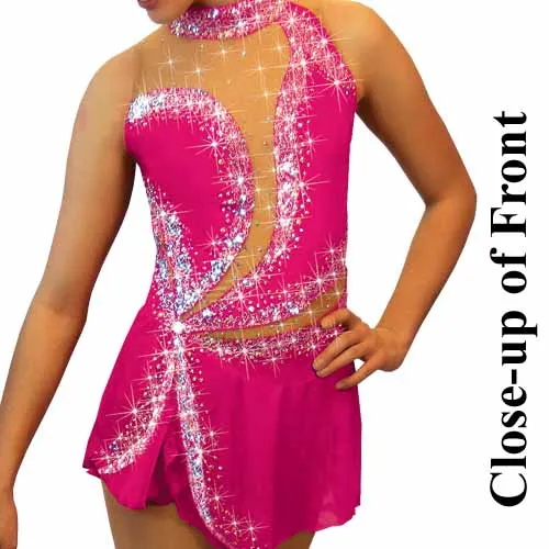Платье для фигурного катания RG для художественной гимнастики, трико Acro Baton Twirling TapSD406