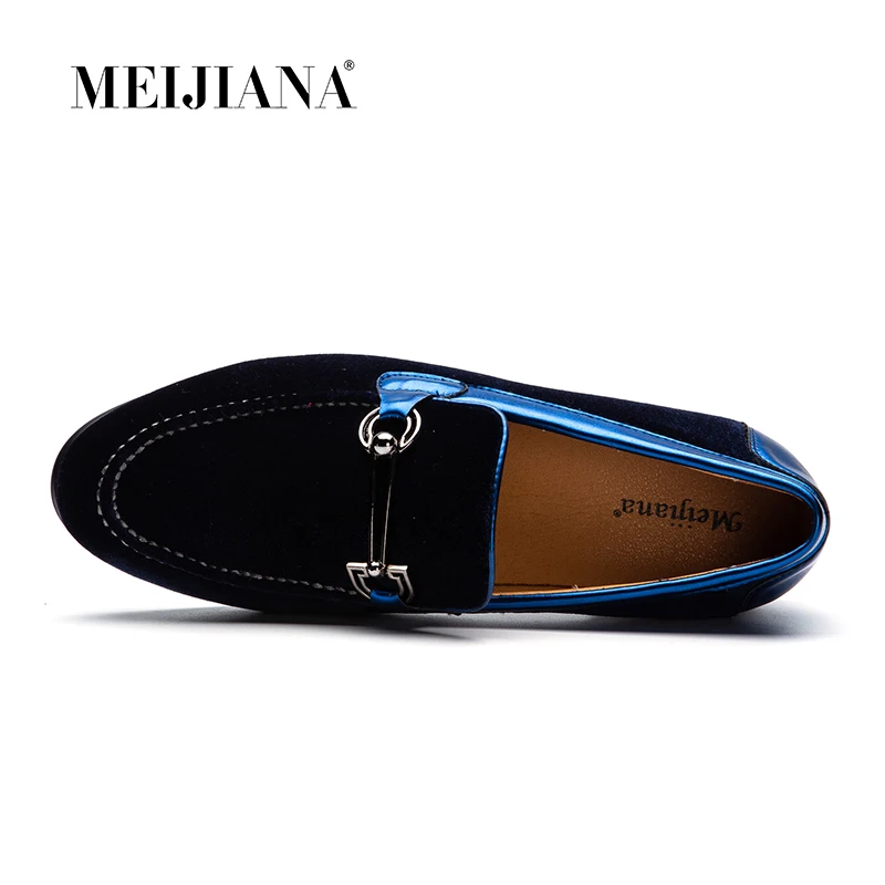 Veludo azul Preto Genuíno Deslizar vermelho Preto Casuais Homens Plana Couro Meijiana Mocassins Com Sobre Dos Trança Sapatos Vestido De pxT88qn6t