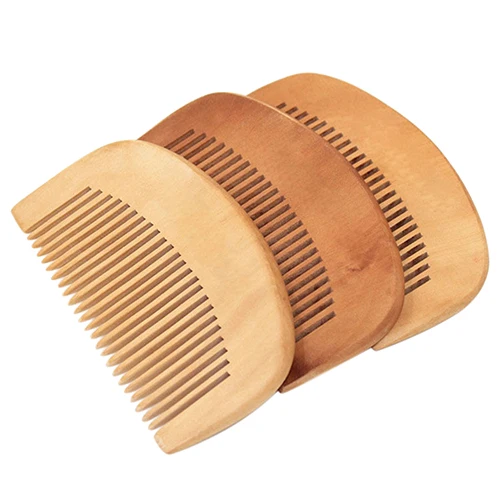 

2016 Hair Health Care Natural Peach Wood Comb Close Teeth Anti-Static Head Massage