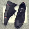 Brand High quality all Black Men's leather casual shoes Fashion Sneakers winter keep warm with fur flats big  size 45 46 LG-11 ► Photo 2/6