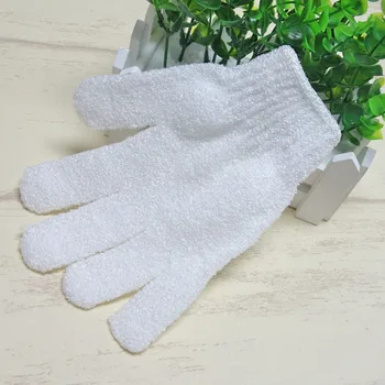 

50pcs Nylon Body Cleaning Shower Gloves Exfoliating Bath Glove Five Fingers Bath Gloves Bathroom Supplie