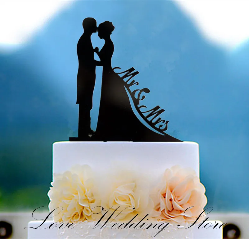 

Free Shipping Acrylic Bride and Groom Wedding Cake Topper /Wedding Cake Stand / Wedding Decoration / Cake decorating Supplies