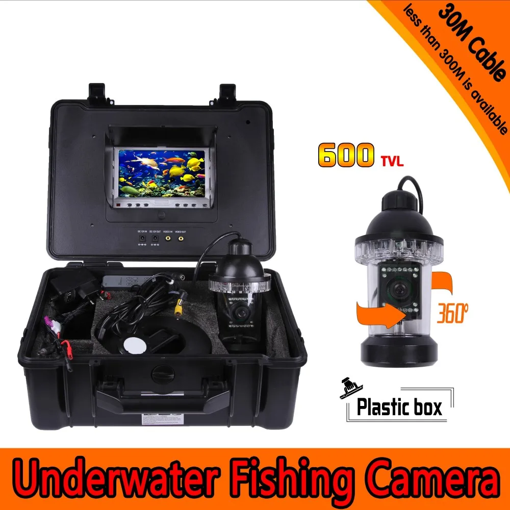 Underwater Fishing Camera Kit with 30Meters Depth 360 Panning Rotative
