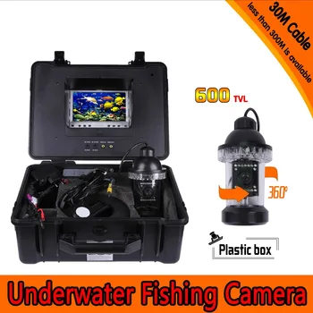 

Underwater Fishing Camera Kit with 30Meters Depth 360 Panning Rotative Camera & 7Inch TFT LCD Monitor & Hard Plastics Case