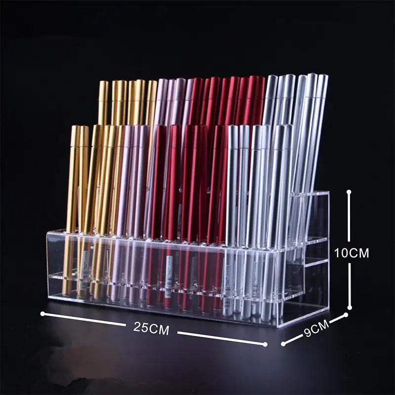 

cosmetic eyebrow liner brush pen pencil display desk organiser holder, 48 slot