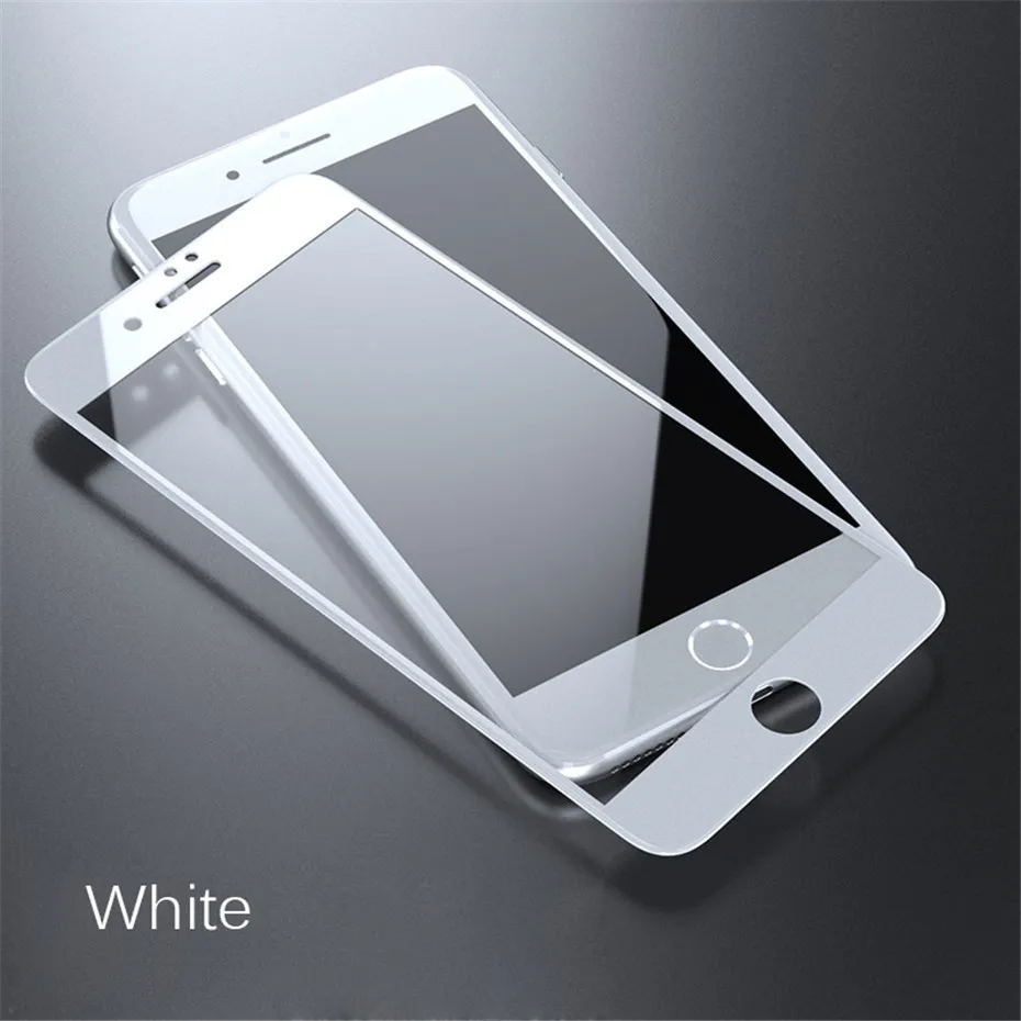 MOUSEMI 9H Tempered Glass On The For iPhone 7 6S 3D Glass For iPhone X XS MAX XR 8 Plus Soft Edge Full Cover Glass For iPhone 6  (8)