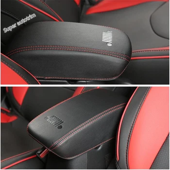 

Lapetus Accessories Interior Armrest Container Box Storage Holster Protection Pad Cover Trim Fit For Jeep Compass 2017 - 2020