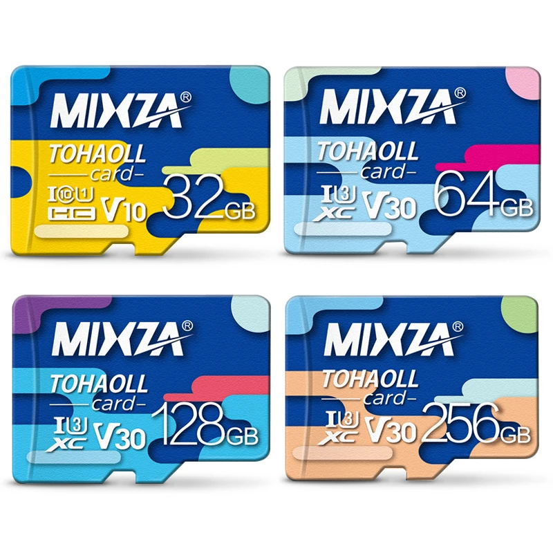 

Real capacity memory card 8g micro sd card 32 GB class 64GB 10 microsd TF Card SD adapter+card reader+red packaging Freeshipping