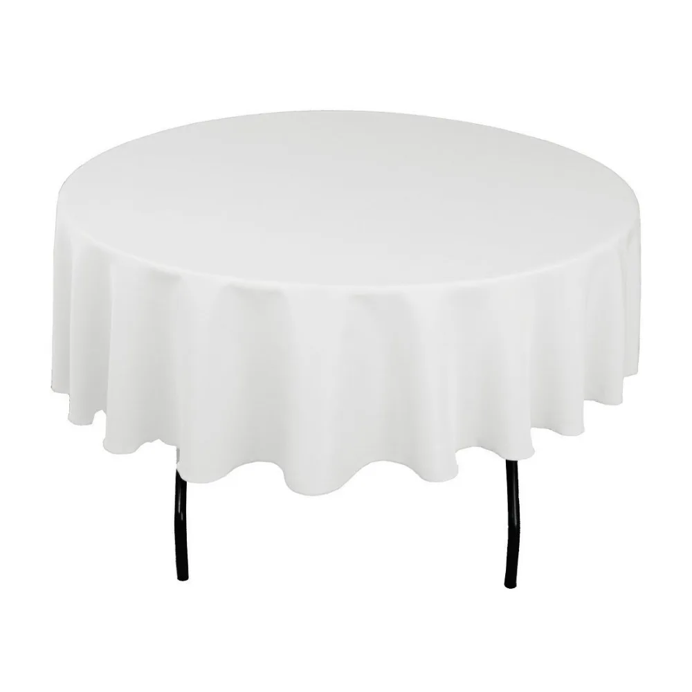 

cheap 100% polyesterpurity white table cloth 120" round table cloth hotel table cloth wedding table cloth